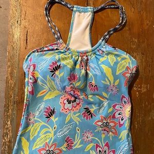 NFor Next Halter Swim Top Floral Med size muscle Shirt Top